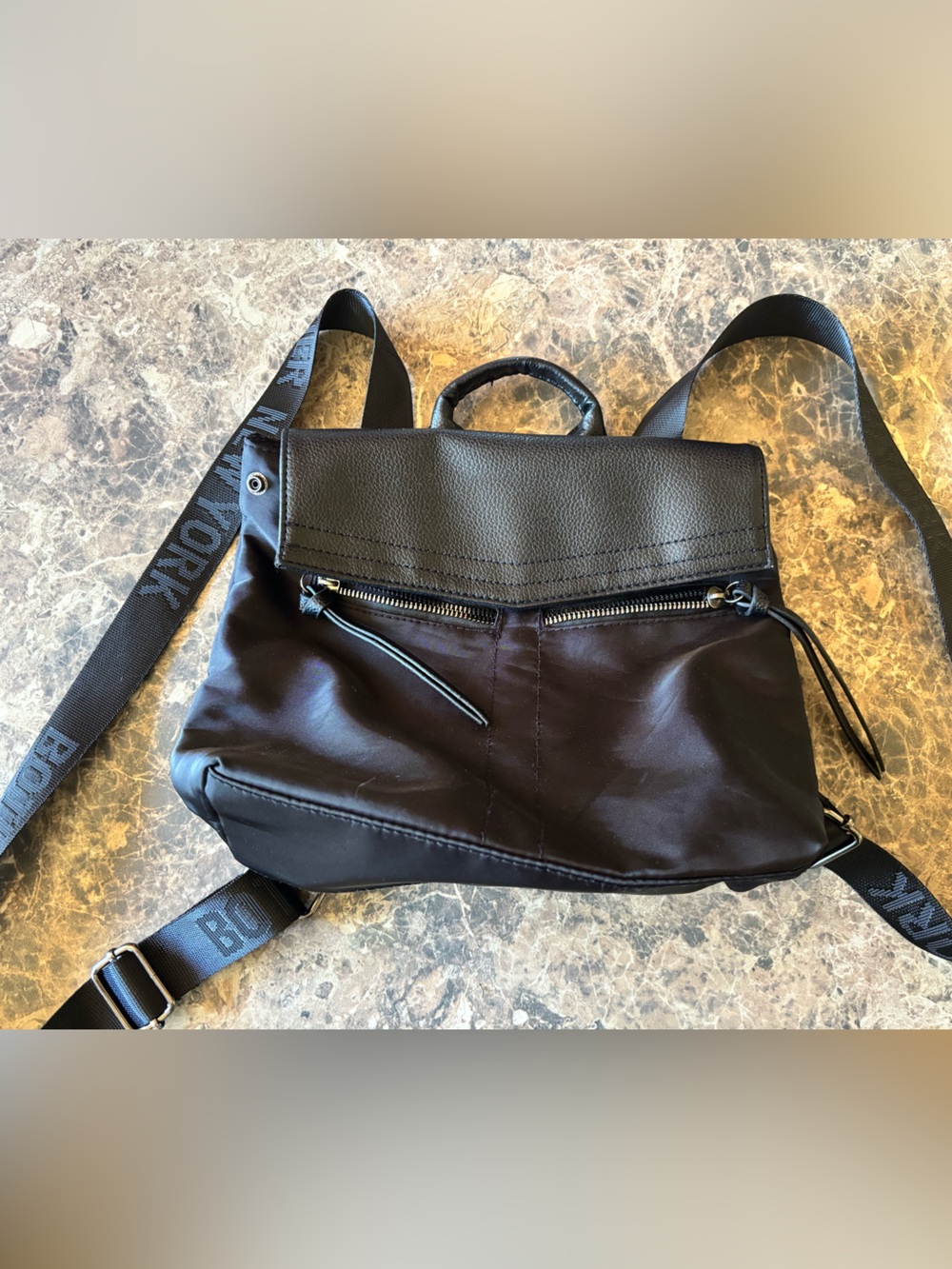 Botkier New York Black Mini Backpack - Sleek and Trendy